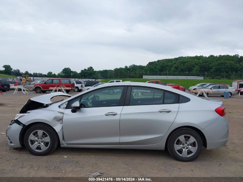 2016 Chevrolet Cruze Ls Auto VIN: 1G1BC5SM9G7259304 Lot: 39421476