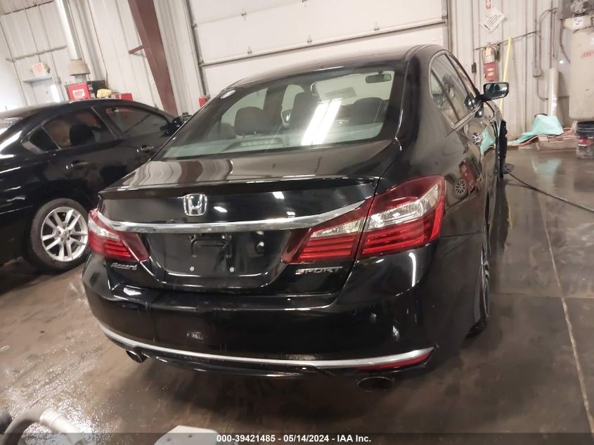 2016 Honda Accord Sport VIN: 1HGCR2F5XGA216994 Lot: 39421485