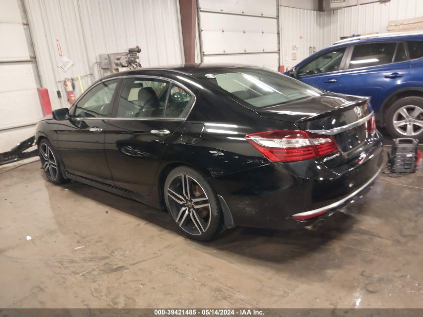 2016 Honda Accord Sport VIN: 1HGCR2F5XGA216994 Lot: 39421485