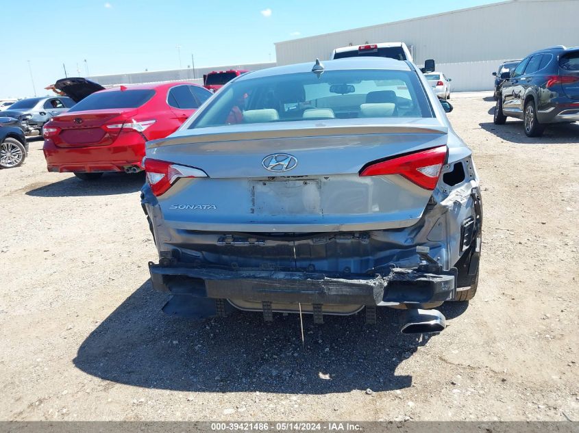 2016 Hyundai Sonata Se VIN: 5NPE24AF2GH372852 Lot: 39421486