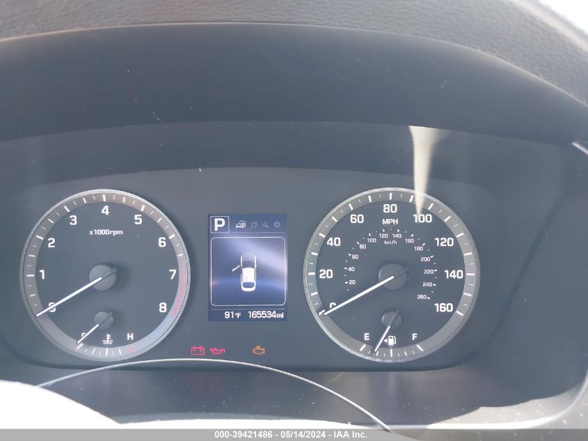 2016 Hyundai Sonata Se VIN: 5NPE24AF2GH372852 Lot: 39421486