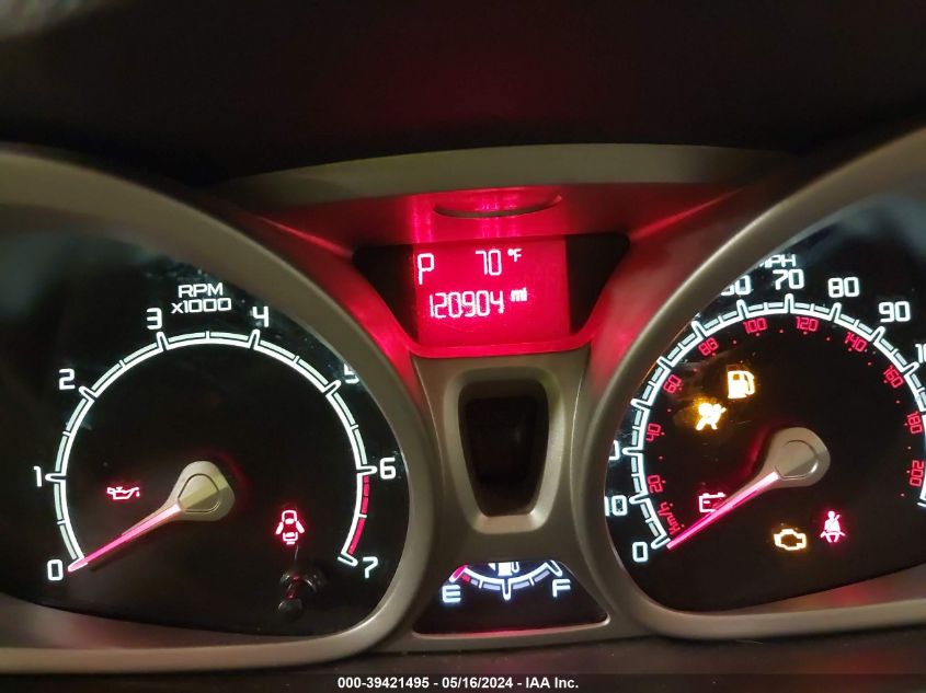 2011 Ford Fiesta Se VIN: 3FADP4BJ0BM135804 Lot: 39421495