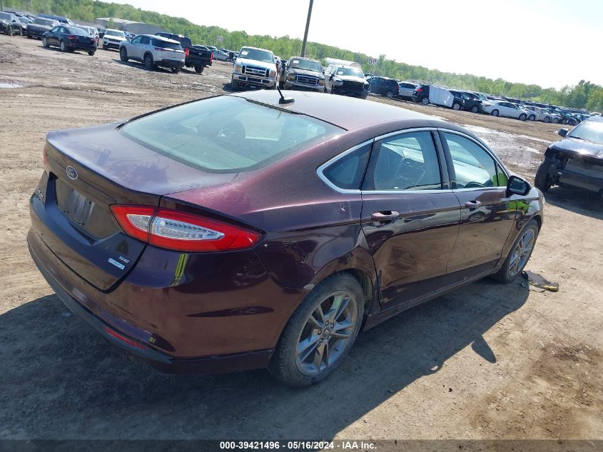 2013 Ford Fusion Se VIN: 3FA6P0HR0DR262704 Lot: 39421496