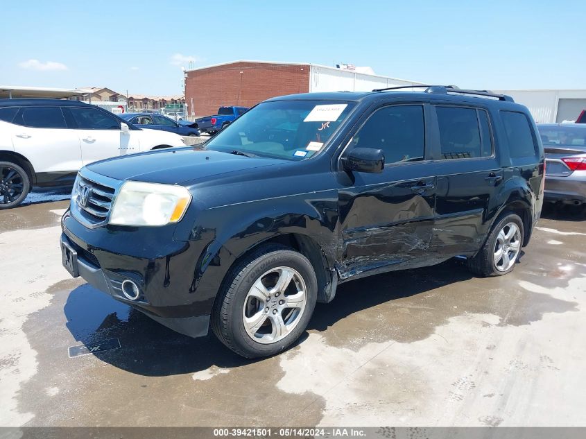 2015 Honda Pilot Ex-L VIN: 5FNYF3H55FB008723 Lot: 39421501