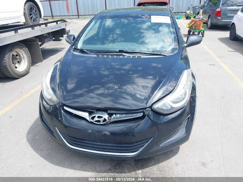 2016 Hyundai Elantra Se VIN: 5NPDH4AE3GH711913 Lot: 39421516