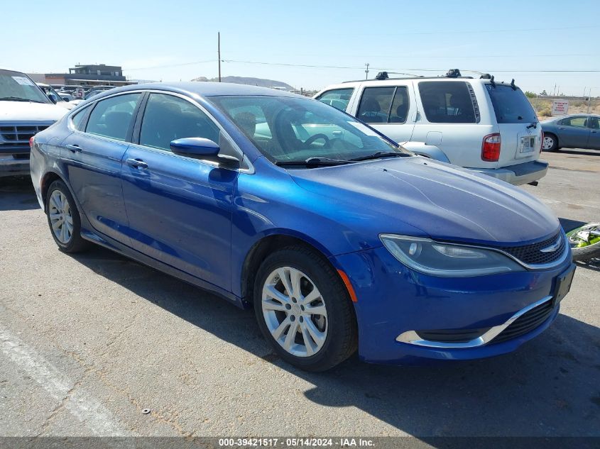 2015 Chrysler 200 Limited VIN: 1C3CCCAB0FN547291 Lot: 39421517