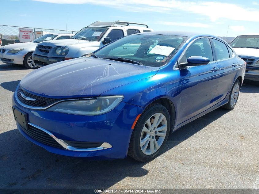 2015 Chrysler 200 Limited VIN: 1C3CCCAB0FN547291 Lot: 39421517