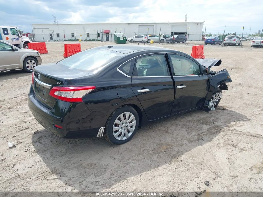 2015 Nissan Sentra Sv VIN: 3N1AB7AP8FL671871 Lot: 39421523