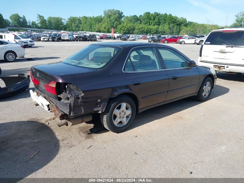 1999 Honda Accord Ex V6 VIN: 1HGCG1657XA028188 Lot: 39421524