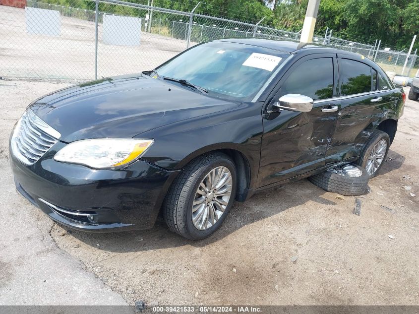 2012 Chrysler 200 Limited VIN: 1C3CCBCB6CN288051 Lot: 39421533