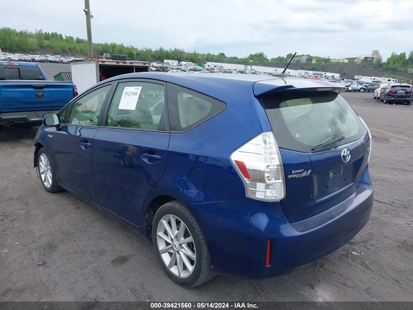 2012 Toyota Prius V Five VIN: JTDZN3EU4C3133613 Lot: 39421560