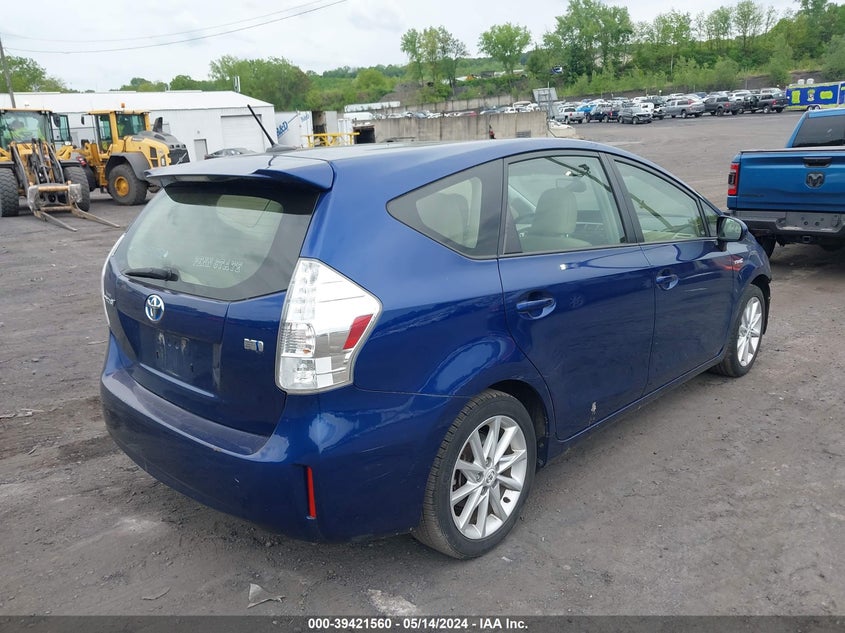 2012 Toyota Prius V Five VIN: JTDZN3EU4C3133613 Lot: 39421560