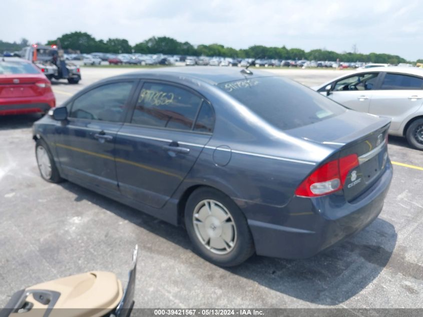 JHMFA3F22AS005142 | 2010 HONDA CIVIC HYBRID