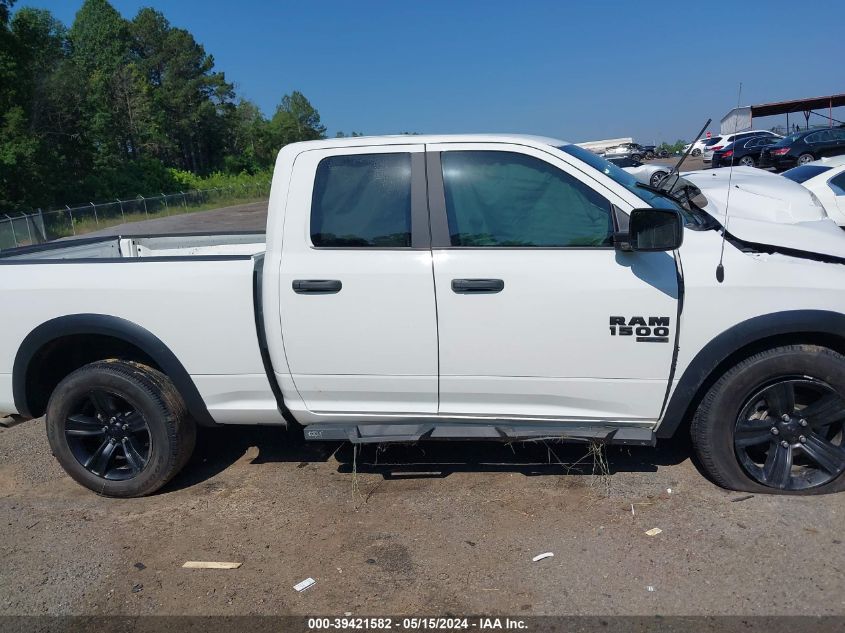 2022 Ram 1500 Classic Warlock Quad Cab 4X4 6'4 Box VIN: 1C6RR7GG9NS176072 Lot: 39421582