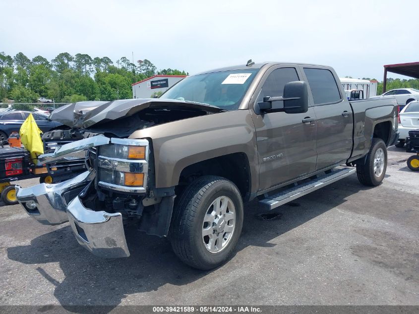 2015 Chevrolet Silverado K2500 Heavy Duty Lt VIN: 1GC1KVE89FF160829 Lot: 39421589