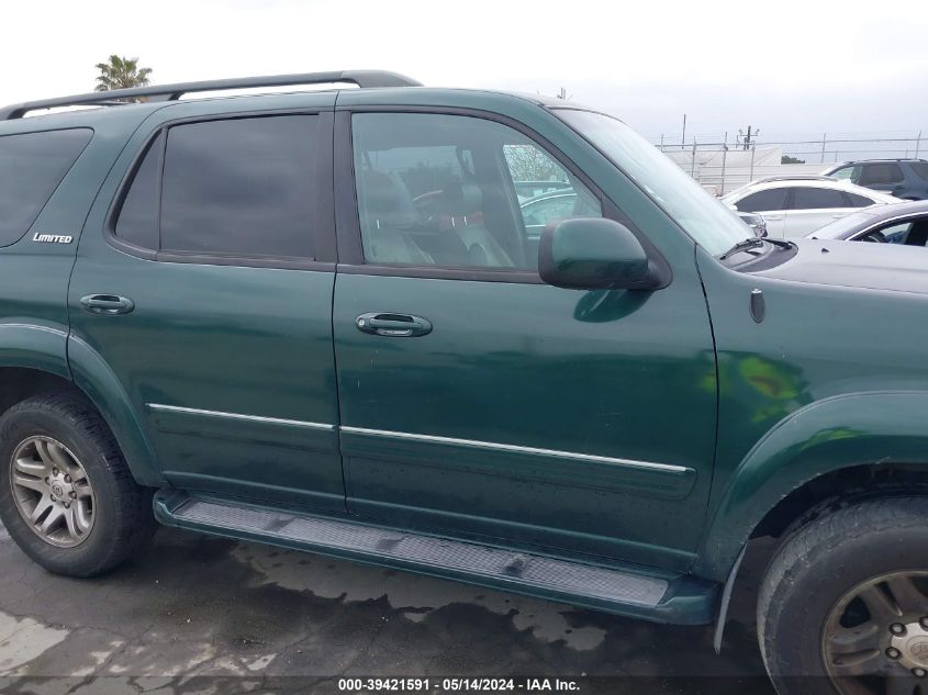 2004 Toyota Sequoia Limited V8 VIN: 5TDZT38A94S209043 Lot: 39421591