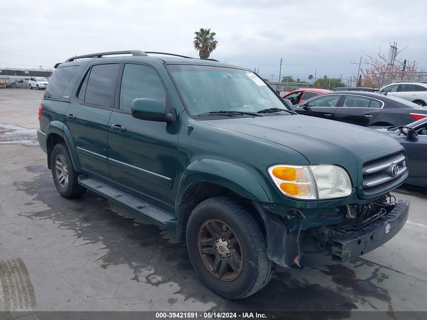 2004 Toyota Sequoia Limited V8 VIN: 5TDZT38A94S209043 Lot: 39421591