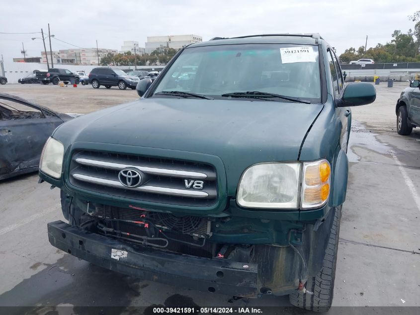 2004 Toyota Sequoia Limited V8 VIN: 5TDZT38A94S209043 Lot: 39421591