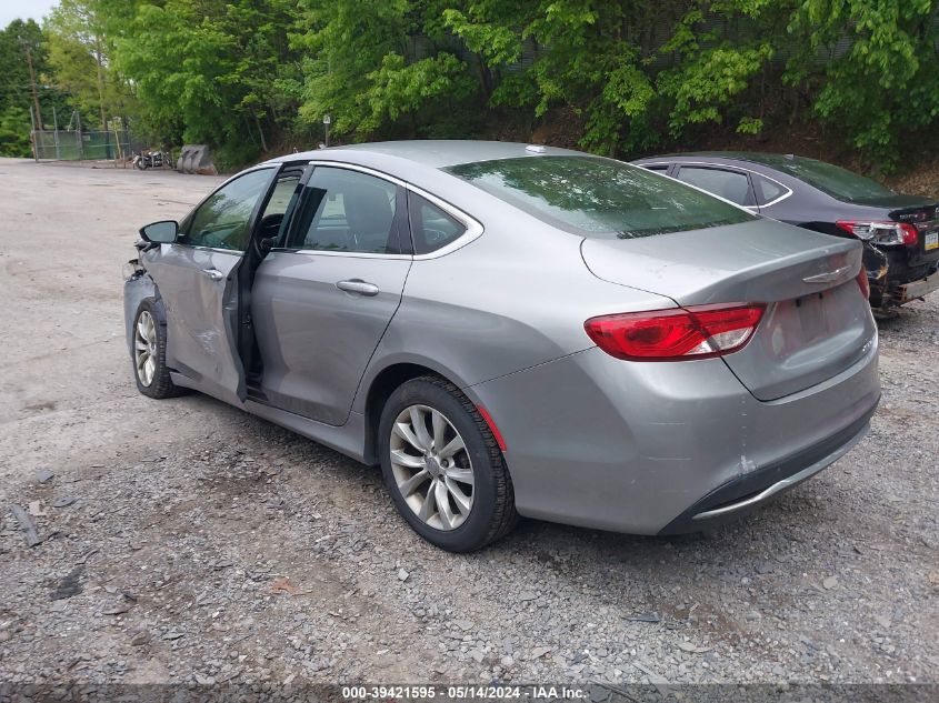 2015 Chrysler 200 C VIN: 1C3CCCCB1FN545515 Lot: 39421595