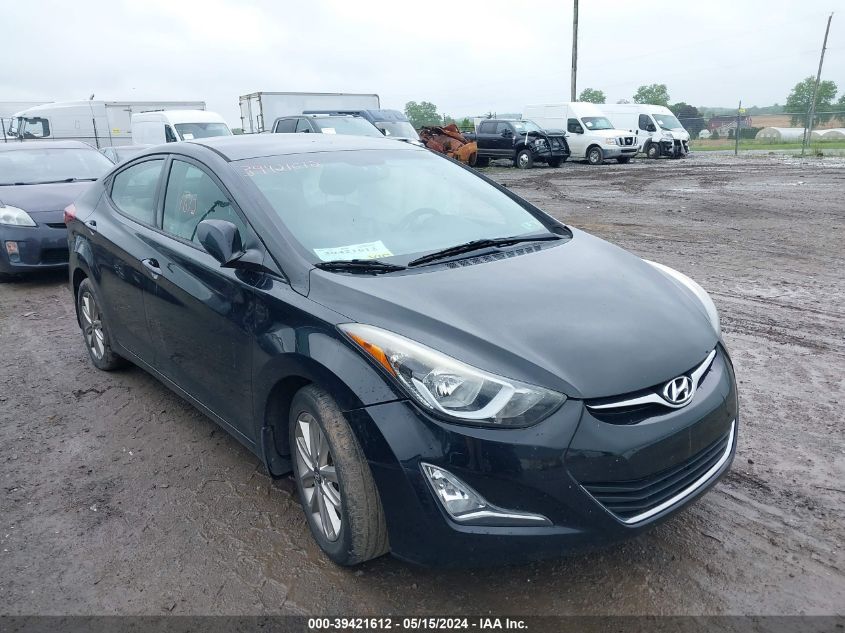 2015 Hyundai Elantra Se VIN: 5NPDH4AE5FH583947 Lot: 39421612