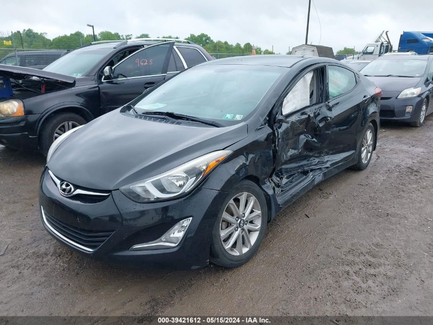 2015 Hyundai Elantra Se VIN: 5NPDH4AE5FH583947 Lot: 39421612