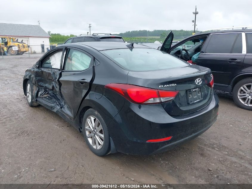 2015 Hyundai Elantra Se VIN: 5NPDH4AE5FH583947 Lot: 39421612