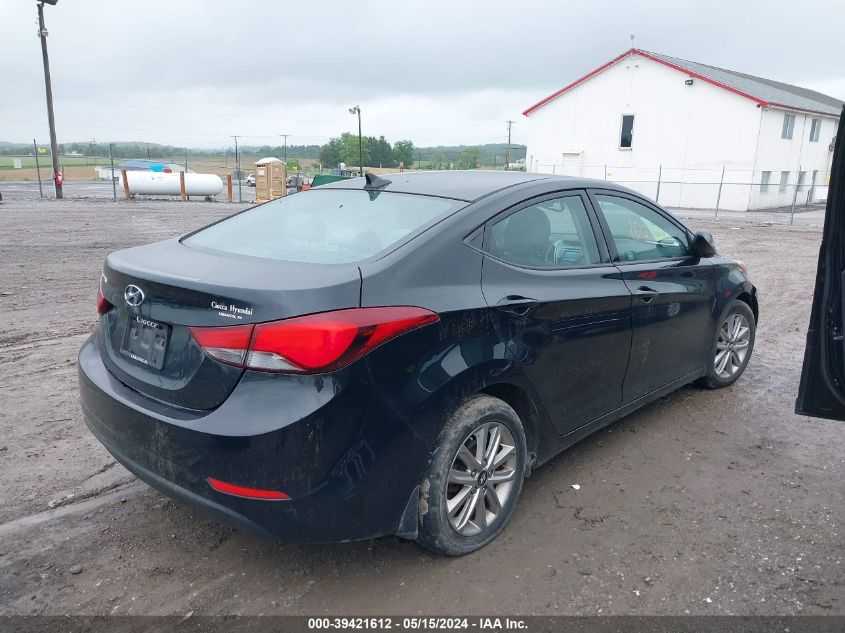 2015 Hyundai Elantra Se VIN: 5NPDH4AE5FH583947 Lot: 39421612