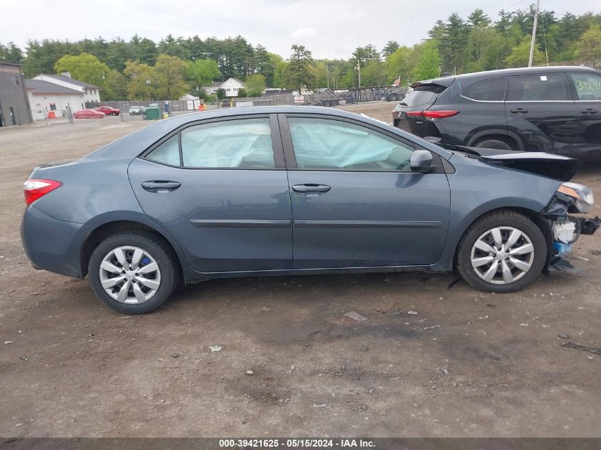 2016 Toyota Corolla Le VIN: 2T1BURHE6GC563264 Lot: 39421625