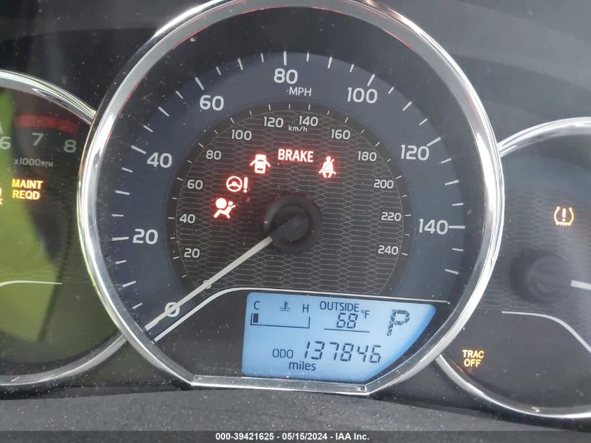 2016 Toyota Corolla Le VIN: 2T1BURHE6GC563264 Lot: 39421625