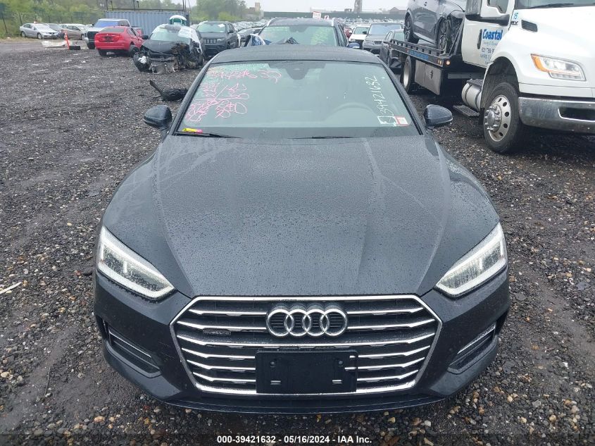 2018 Audi A5 2.0T Premium VIN: WAUBNCF59JA134917 Lot: 39421632