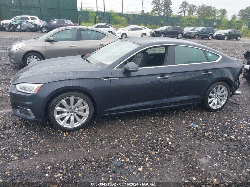 2018 Audi A5 2.0T Premium VIN: WAUBNCF59JA134917 Lot: 39421632