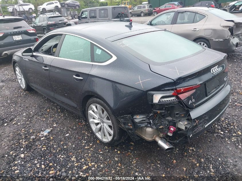 2018 Audi A5 2.0T Premium VIN: WAUBNCF59JA134917 Lot: 39421632