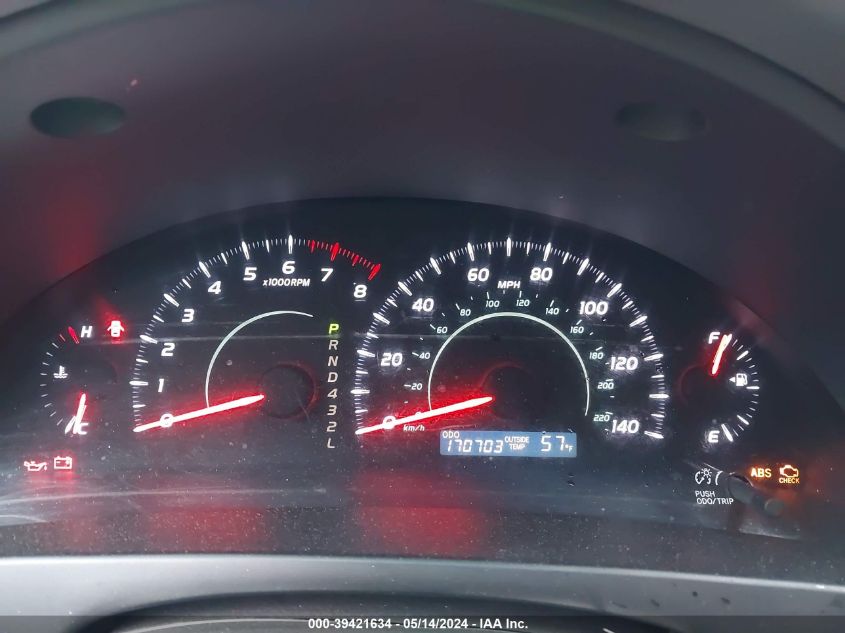 2007 Toyota Camry Le VIN: JTNBE46KX73122265 Lot: 39421634