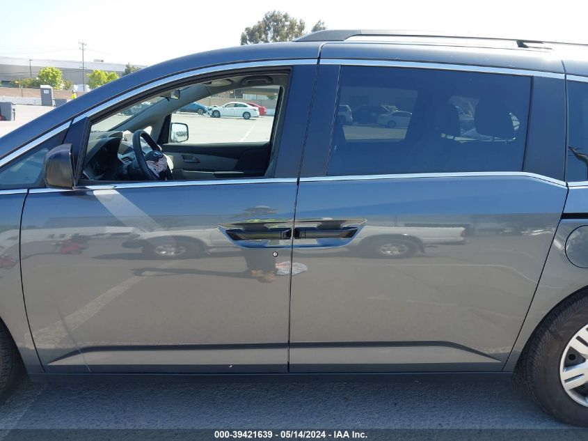 2013 Honda Odyssey Lx VIN: 5FNRL5H25DB042222 Lot: 39421639