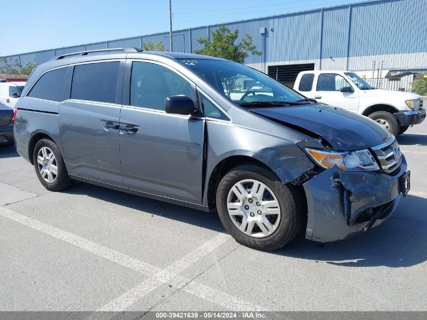 2013 Honda Odyssey Lx VIN: 5FNRL5H25DB042222 Lot: 39421639