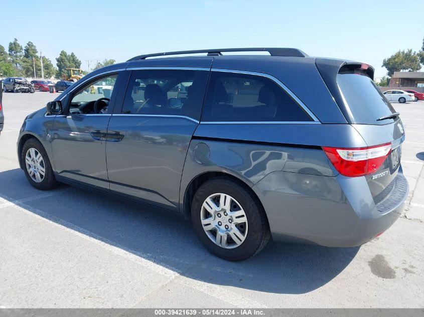 2013 Honda Odyssey Lx VIN: 5FNRL5H25DB042222 Lot: 39421639