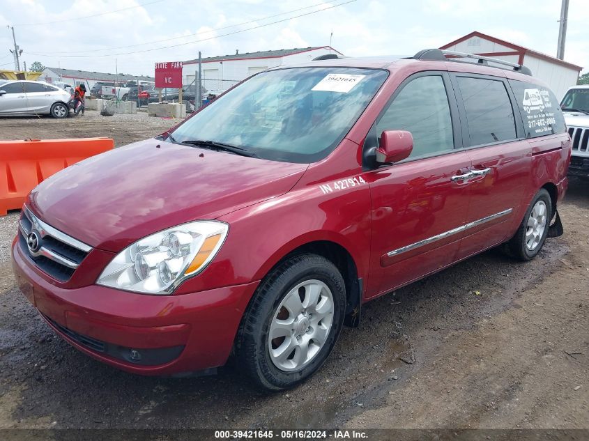 2008 Hyundai Entourage Gls/Limited VIN: KNDMC233786056858 Lot: 39421645