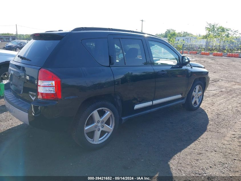 2007 Jeep Compass Limited VIN: 1J8FF57W97D105437 Lot: 39421652