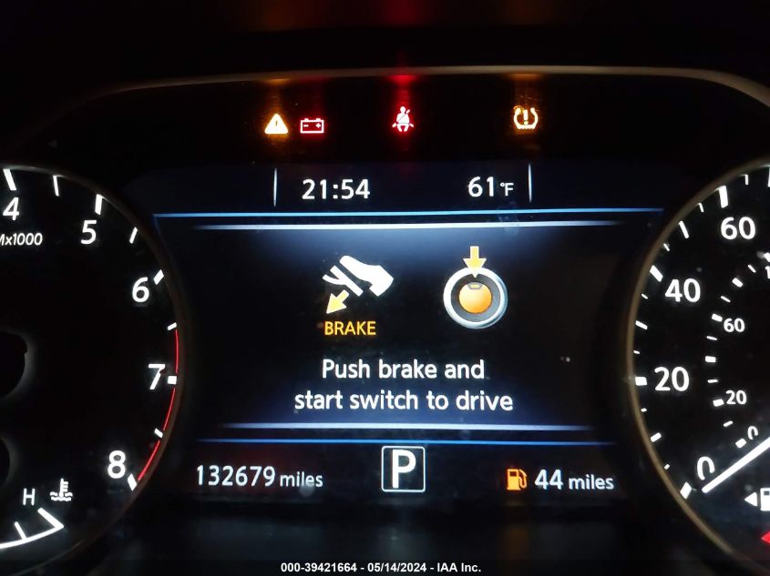 2017 Nissan Maxima 3.5 Sv VIN: 1N4AA6AP1HC443791 Lot: 39421664