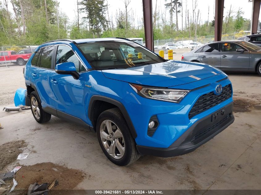 2021 Toyota Rav4 Xle Premium Hybrid VIN: 4T3B6RFV3MU031095 Lot: 39421681