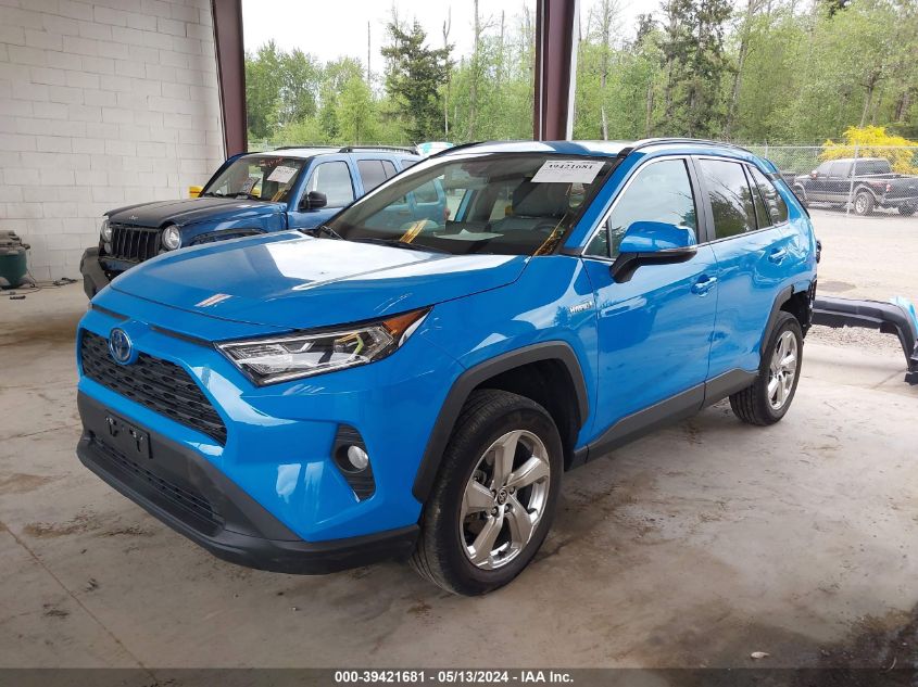 2021 Toyota Rav4 Xle Premium Hybrid VIN: 4T3B6RFV3MU031095 Lot: 39421681