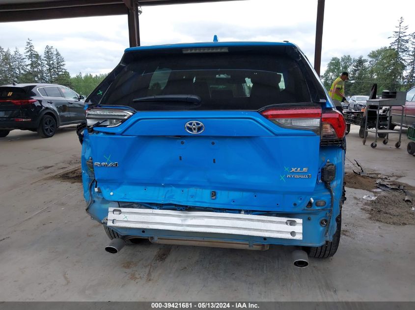 2021 Toyota Rav4 Xle Premium Hybrid VIN: 4T3B6RFV3MU031095 Lot: 39421681