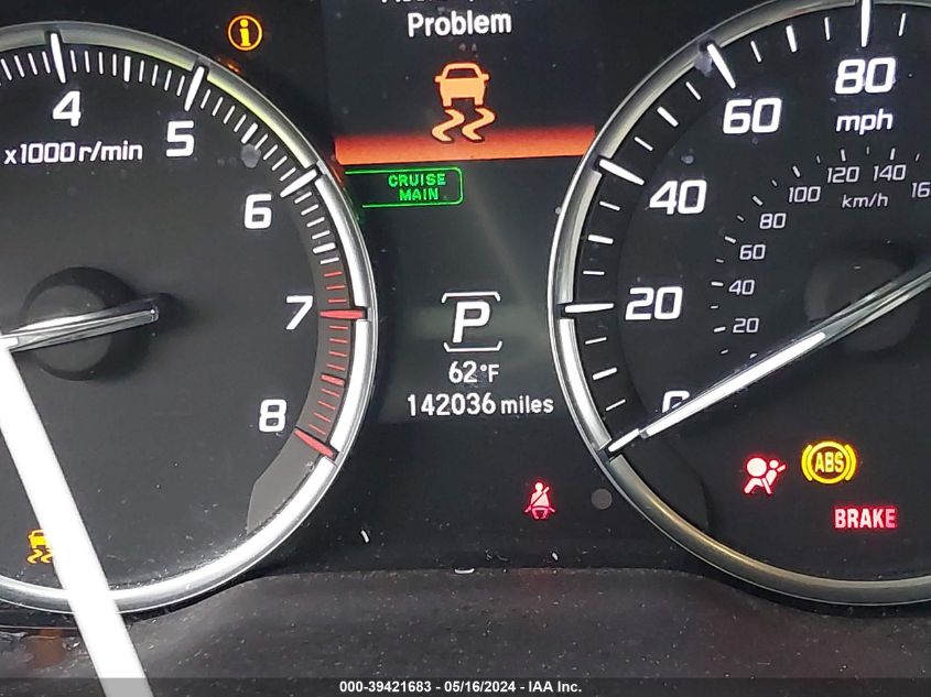 2014 Acura Mdx VIN: 5FRYD3H23EB016621 Lot: 39421683