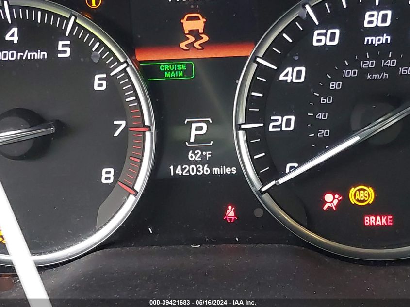 2014 Acura Mdx VIN: 5FRYD3H23EB016621 Lot: 39421683