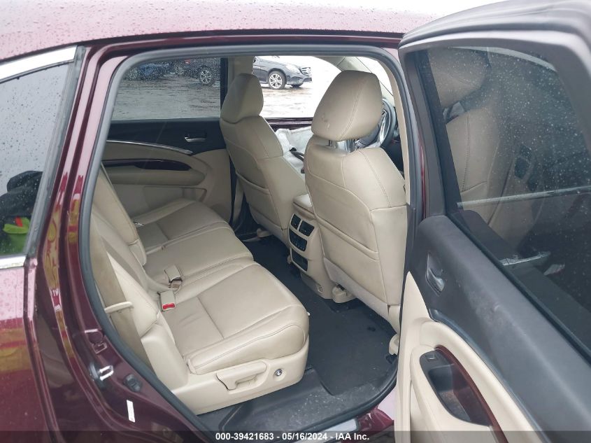 2014 Acura Mdx VIN: 5FRYD3H23EB016621 Lot: 39421683