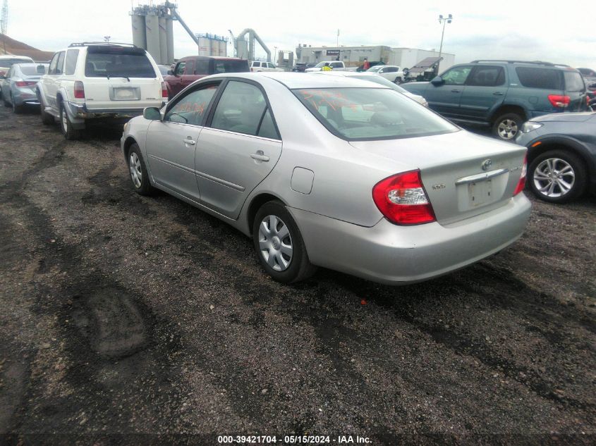 2002 Toyota Camry Le VIN: 4T1BE32K62U054968 Lot: 39421704