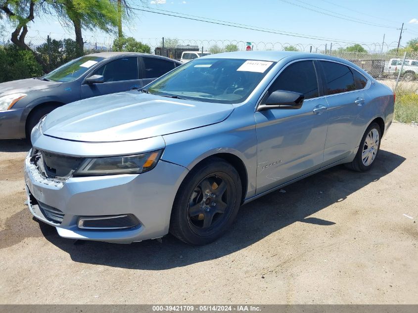 2014 Chevrolet Impala 1Ls VIN: 1G11Y5SL1EU148782 Lot: 39421709