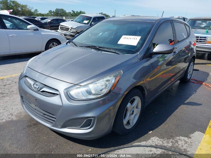 2014 Hyundai Accent Gls/Gs VIN: KMHCT5AE2EU192934 Lot: 39421711