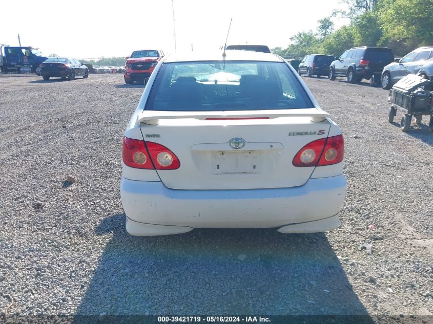 2006 Toyota Corolla S VIN: 2T1BR32E56C617322 Lot: 39421719