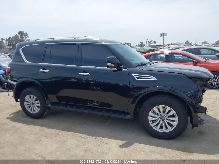 2024 Nissan Armada Sv 2Wd VIN: JN8AY2AC2R9195811 Lot: 39421723